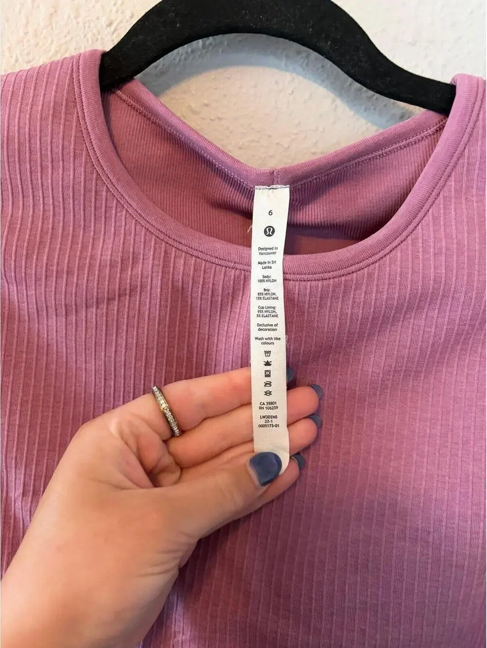 Lululemon Ebb to Street Long-Sleeve Shirt Velvet Dust Pink size 6. $88 retail.